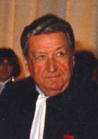 Le b�tonnier Jean Rozier, figure embl�matique du barreau des ann�es soixante-dix 
